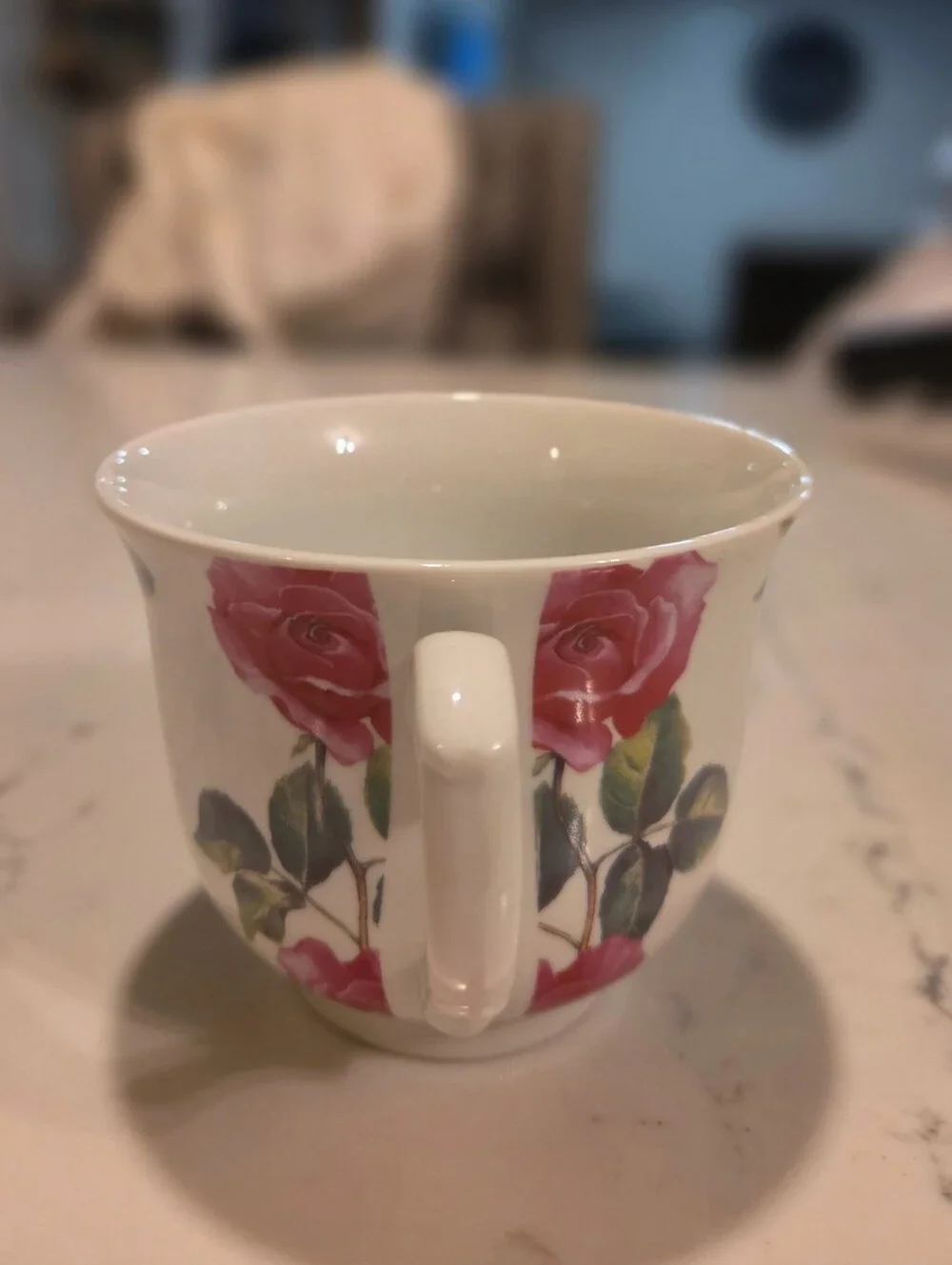 Kent Pottery Tea Cup Saucer Set Rose Pink Red Floral Cottagecore Bridgerton Chic